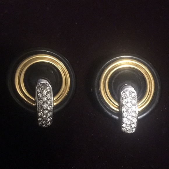 Authentic Vintage Givenchy ClipOn Earrings 1980 - Picture 9 of 12